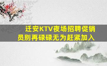佳木斯KTV招聘